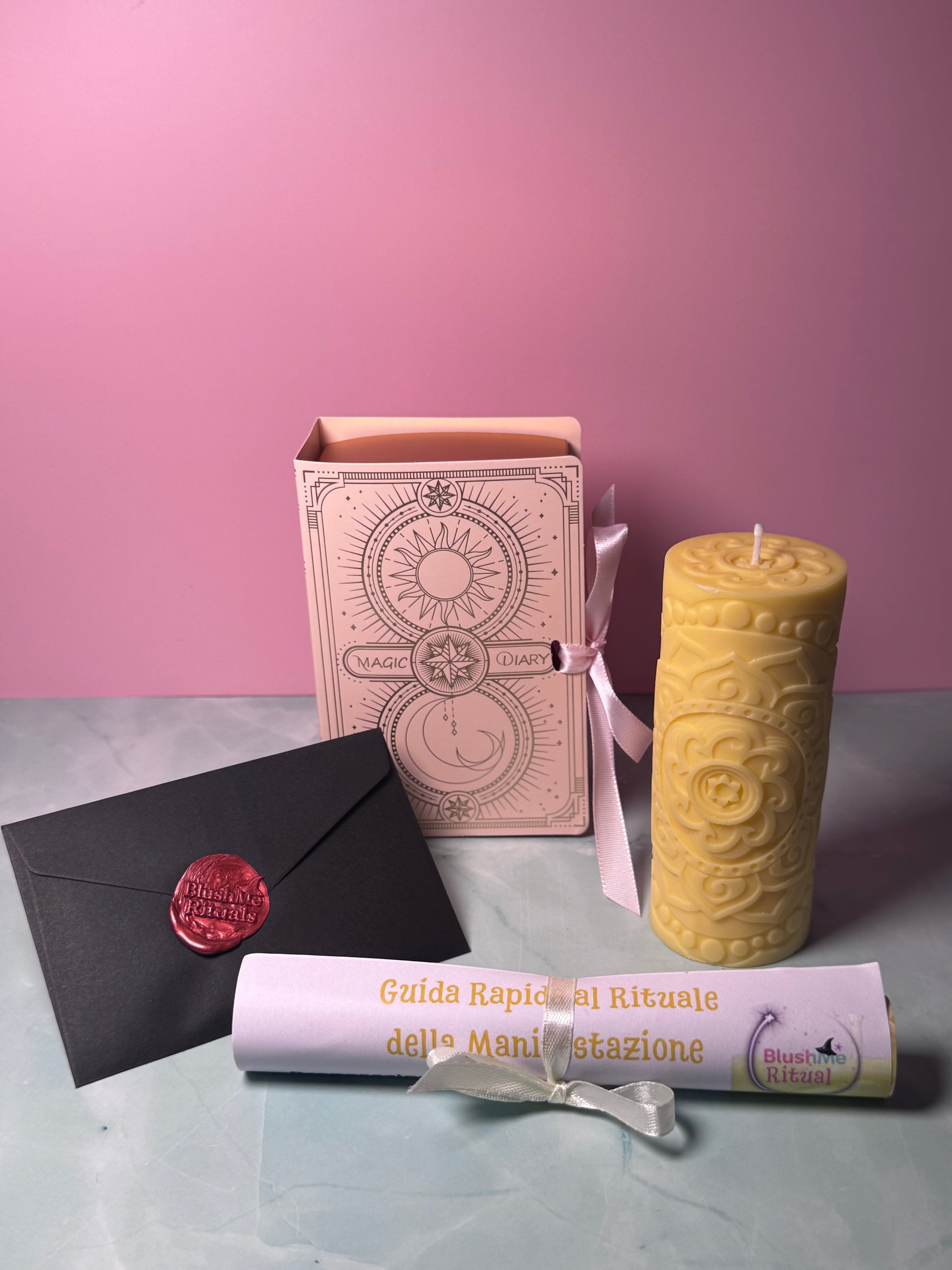 rituale mindfulness con candela artigianale